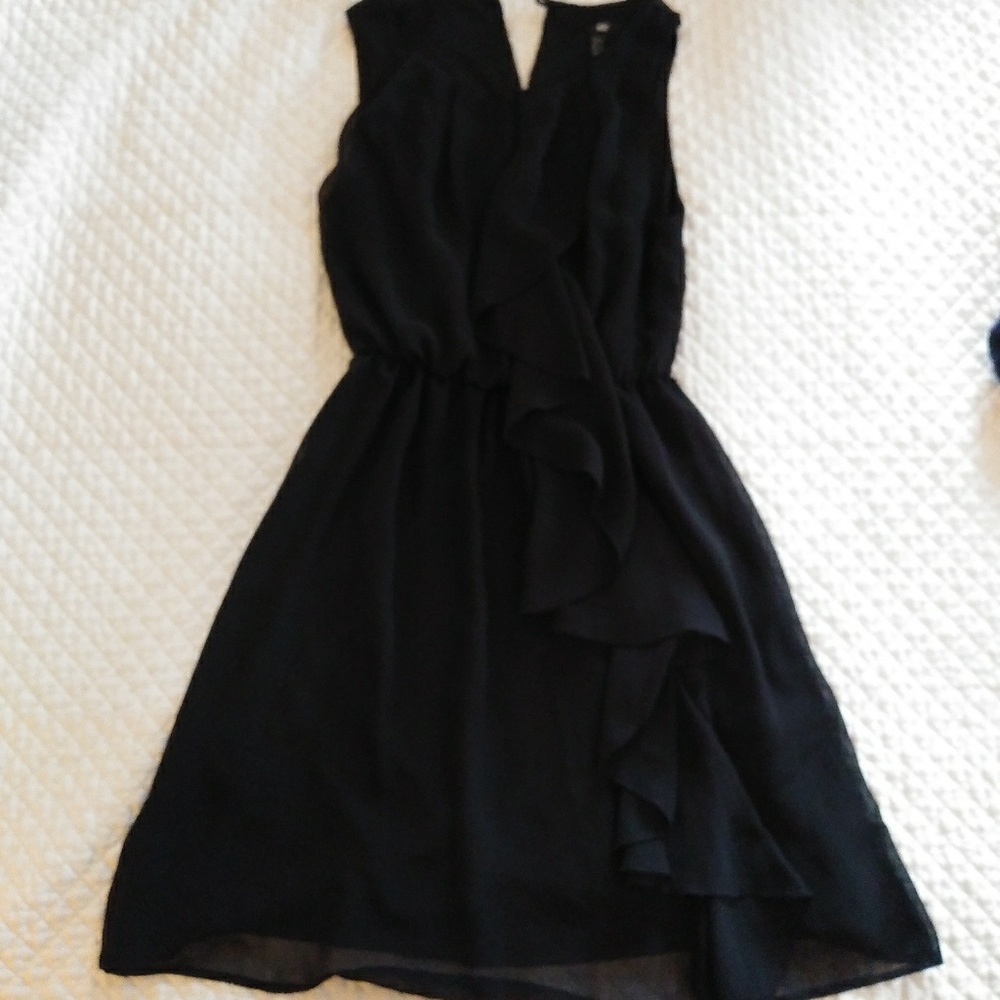 H&M Womens Black Sleeveless Mini Dress - 2